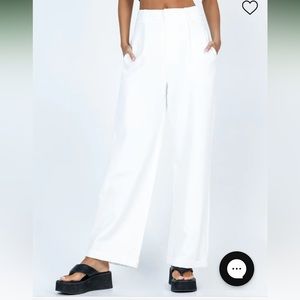 PRINCESS POLLY - WHITE TAHNIE PANTS